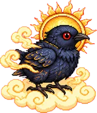 Three-legged crow